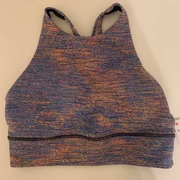Lululemon Energy Bra hHigh Neck Longline - Size 8 - Picture 3 of 4